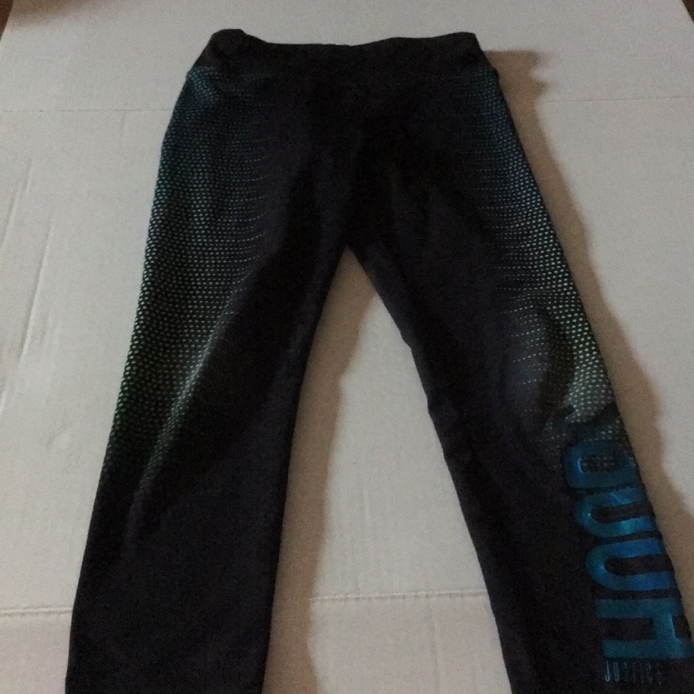 Justice brand size 8 sport leggings
